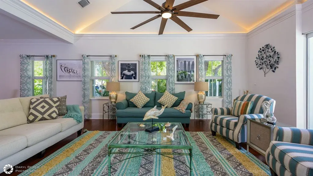 Bright comfortable living room